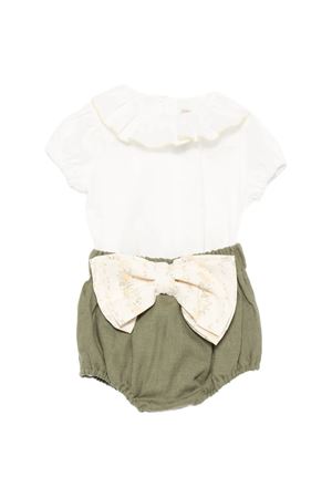 bow-detail bloomers and top set LA STUPENDERIA KIDS | 2TBCT52D19.